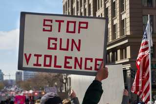 stop gun violence sign